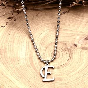 🔘Stainless Steel Letter E Necklace🔘